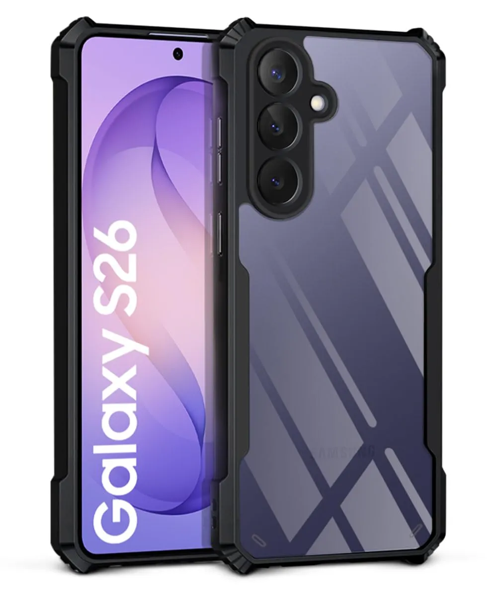 WOW IMAGINE Shock Proof Clear Back Case Mobile Cover for Samsung Galaxy S26 5G